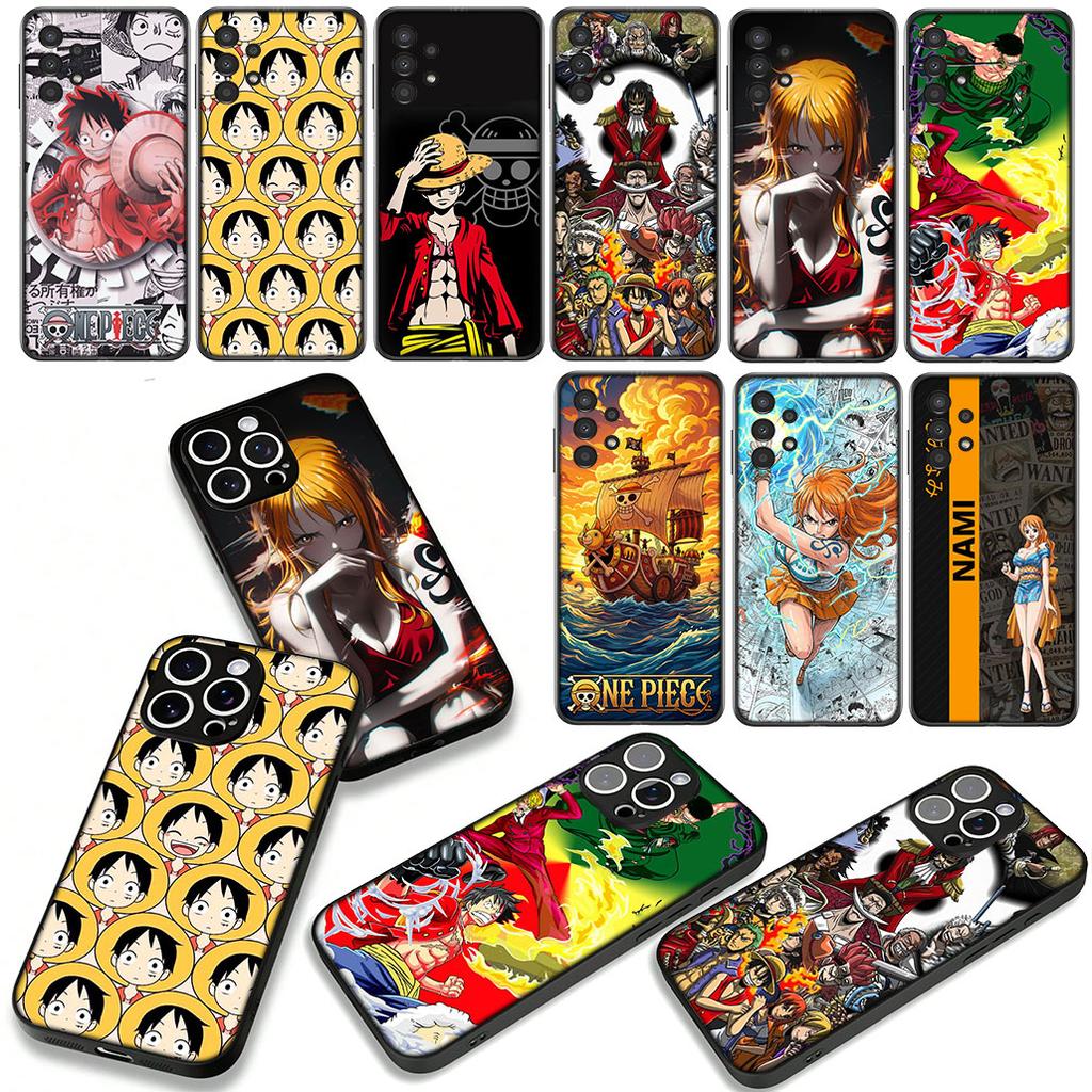 Zoro Nami One Pieces Luffy Phone Cover Case for Xiaomi Redmi 15C 15 A4 A5 9A 9T 10A 10C 9C NFC 14C Note 11 9 10 Pro 8T Casing