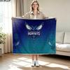 Hornets Print Flannel Blanket High Quality Warm Comfortable Cover for All Seasons Perfect for Gifts Home Decor