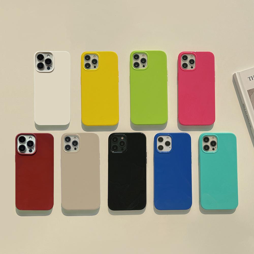 Флуоресцентный Гелевый Чехол для iPhone 15ProMax 16 Силиконовый iPhone 17 Подходит для 14 Утолщенный XR Персональный 12 Мягкий