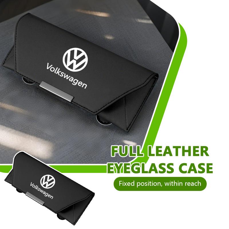 Hub Caps For Volkswagen VW Car Visor Glasses Clip Auto Master Driver Sunglasses Storage Rack Accessories Scirocco Jetta Beetle G