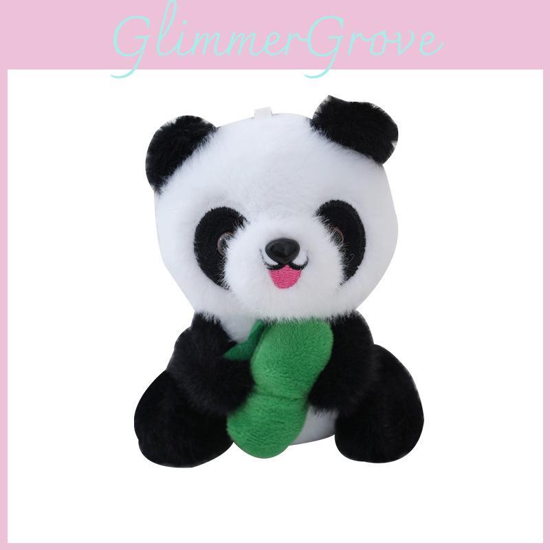 Animal Plush Panda Charm For Decoration And Gift Keychain