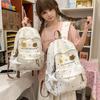 Schoolbag new schoolbag female junior high school students high value ins wind backpack high school students primary school students cute 