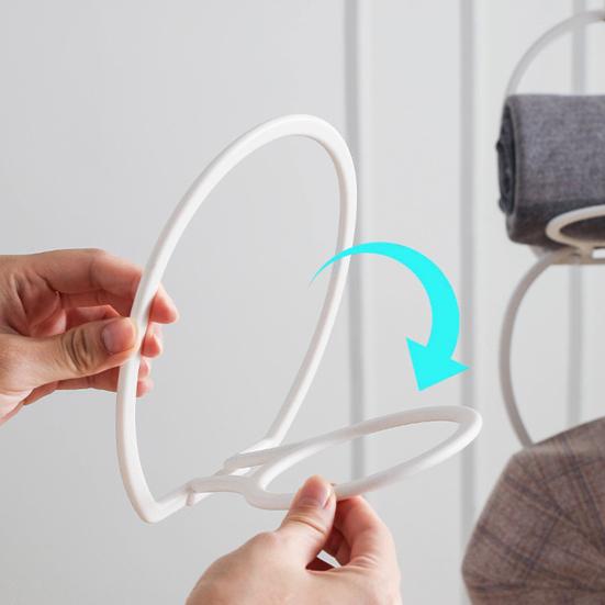 6Pcs Organize Foldable Convenient Easy To Install Over Door Wall Mounted Baseball Hat Rack Scarf Rack