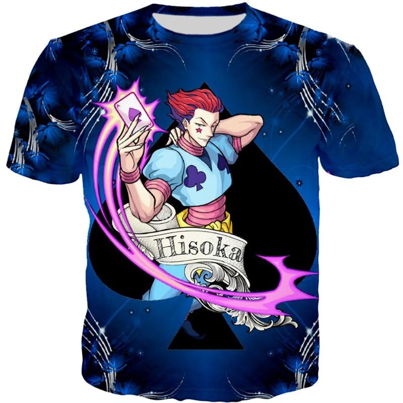 Аниме Hunter X Hisoka мультяшный принт для мужчин и женщин Harajuku Kawaii футболка летняя детская взрослая мужская футболка топы одежда спортивные футболки