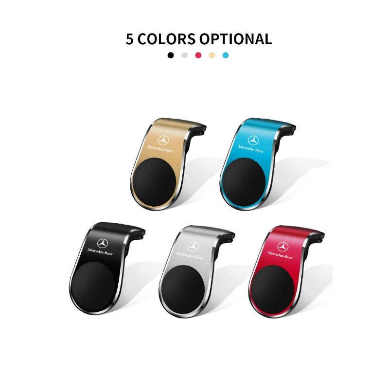Car Magnetic L-shaped AMG Badge Car Dedicated GPS Phone Holder Car Goods For Mercedes-Benz AMG C500 C200 C300 A B C E GLA CLA GLK GL ML GLE W204 W205