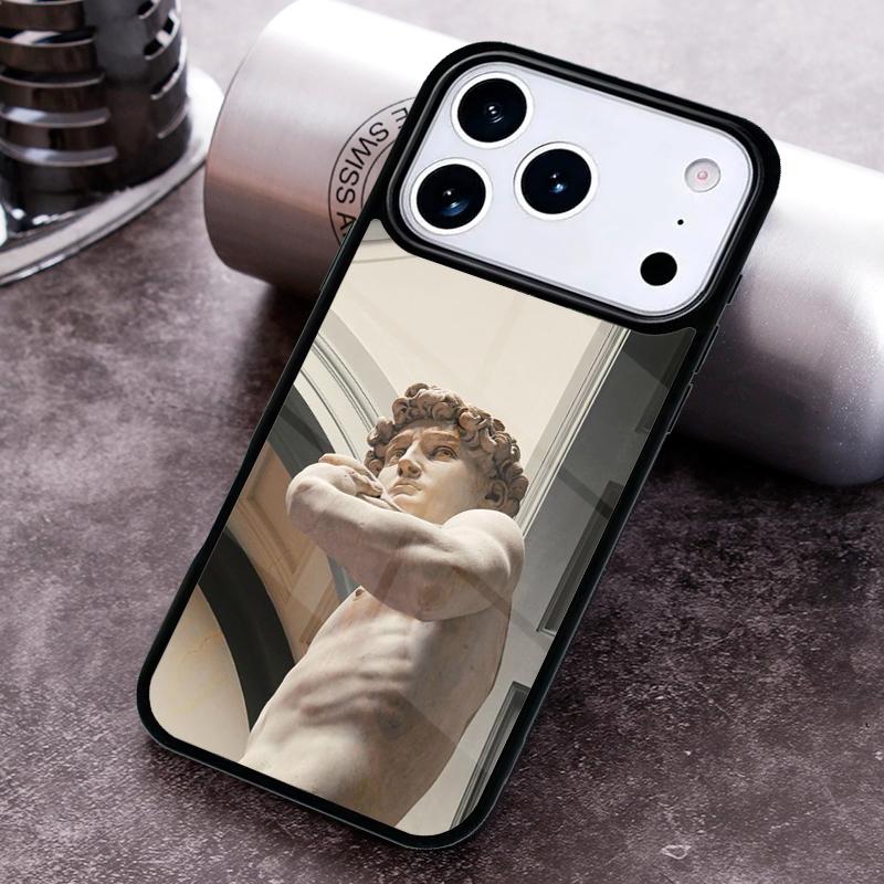 Греческая эстетика Гипсовая статуэтка Чехол для телефона для iPhone 17 16 15 Pro Max Air 14 13 12 11 Plus Ударопрочный чехол