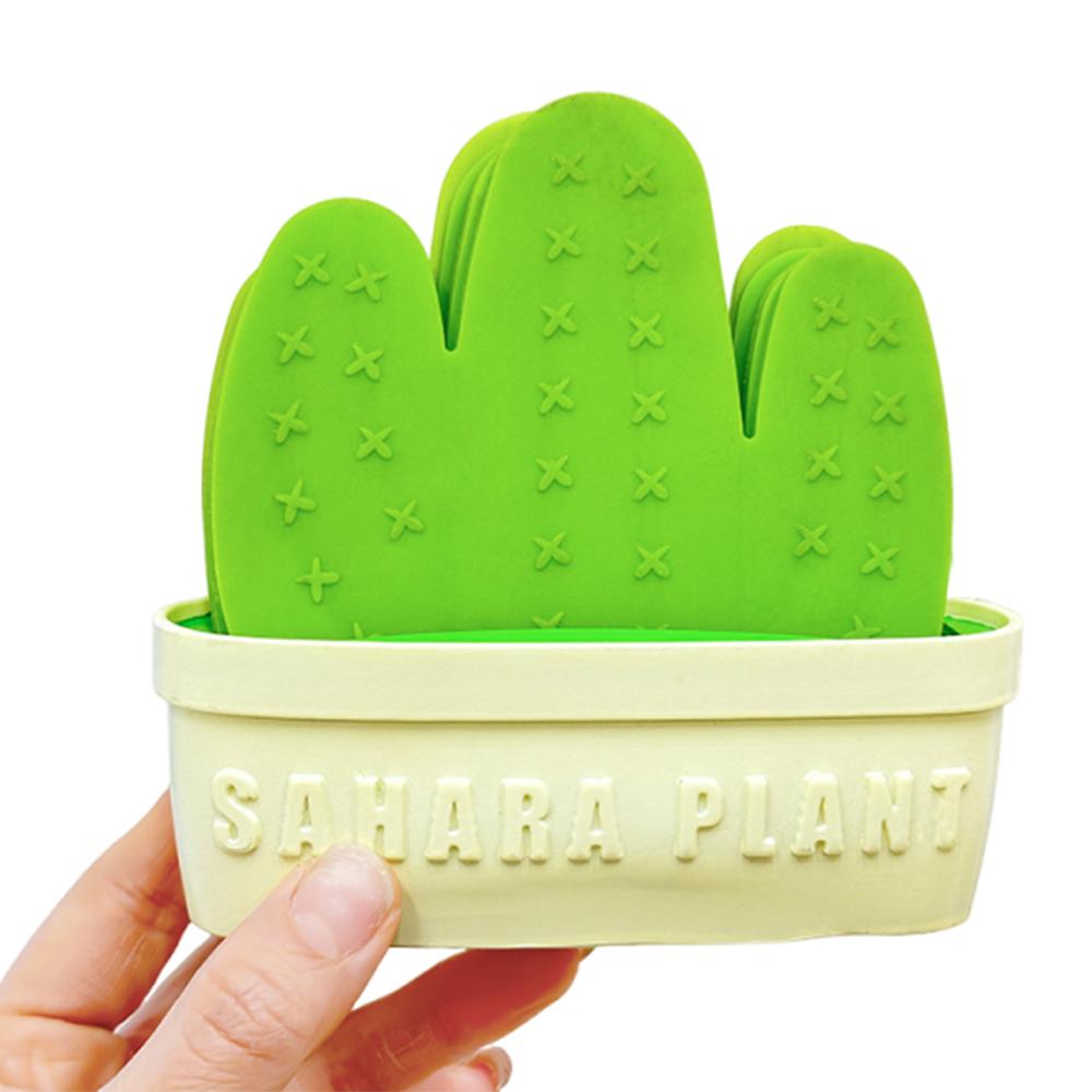 Creative Cactus Coasters Set Anti Scald Decorative Placemats Safe Cactus Cup Mat Tableware