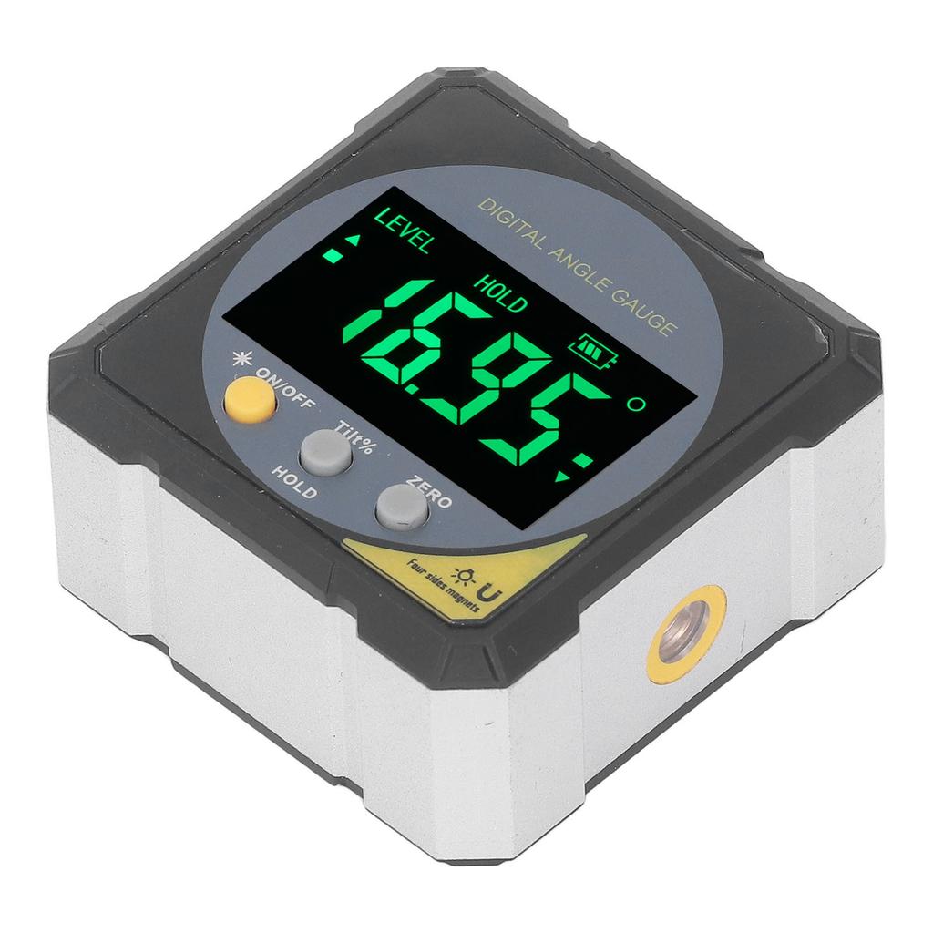 Черный ЖК-дисплей с подсветкой, водонепроницаемый цифровой ЖК-экран, магнитный угломер, инклинометр