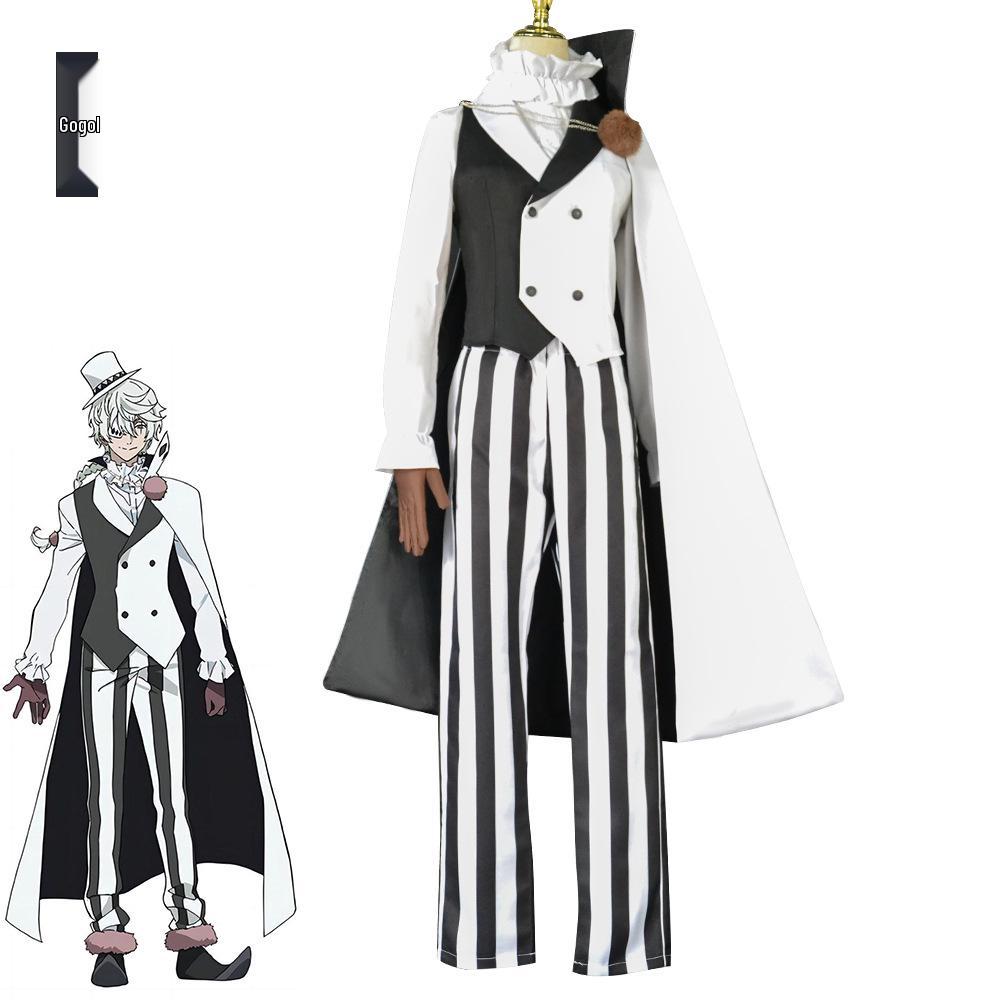 Bungo Stray Dogs Dazai Osamu & Nakahara Chuuya Anime Cosplay Outfit Set Available