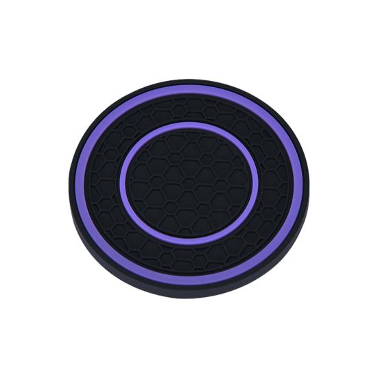 Подставка под чашку автомобиля, коврик для кружки, устойчивый к высоким температурам, нескользящий дизайн, водонепроницаемая подставка из ПВХ, автомобильный коврик для чашки, аксессуары для салона автомобиля