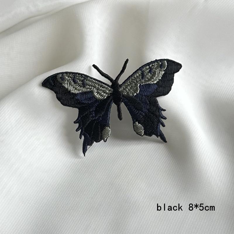 5 шт., маленькая нашивка-бабочка, наклейка на одежду, вышитые тканевые наклейки, шапки, шпилька для волос, головной убор, юбка, обувь и декоративные аксессуары, сделай сам