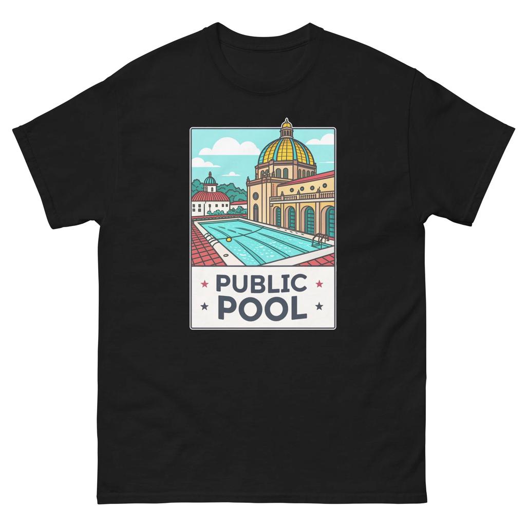 Public Pool Object Place Item Urban T-Shirt