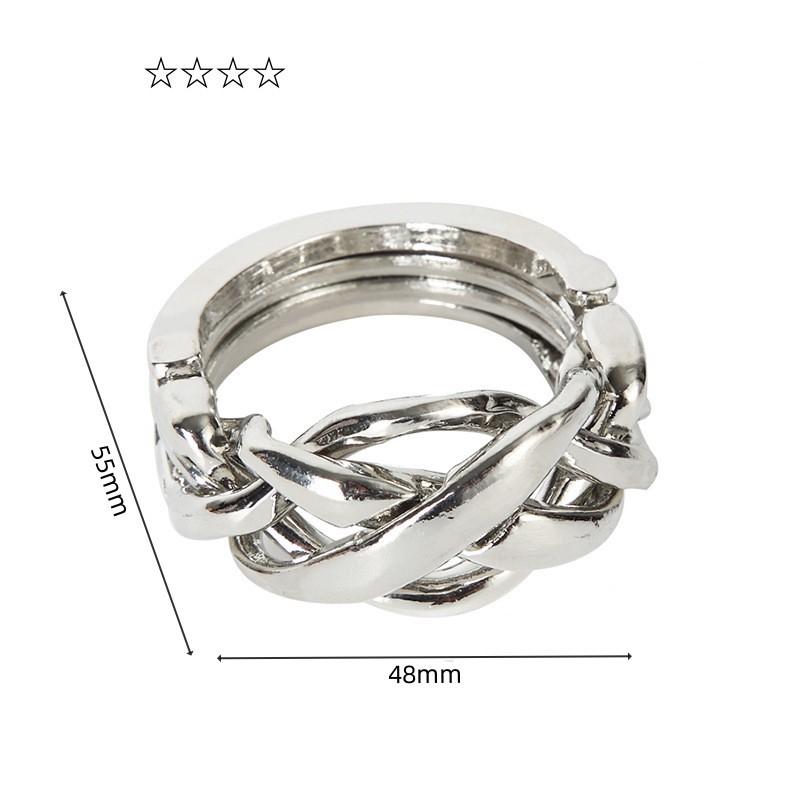 Kid Educational Puzzle Toy Luban Lock Alloy Logic Puzzle Chinese Play Classical