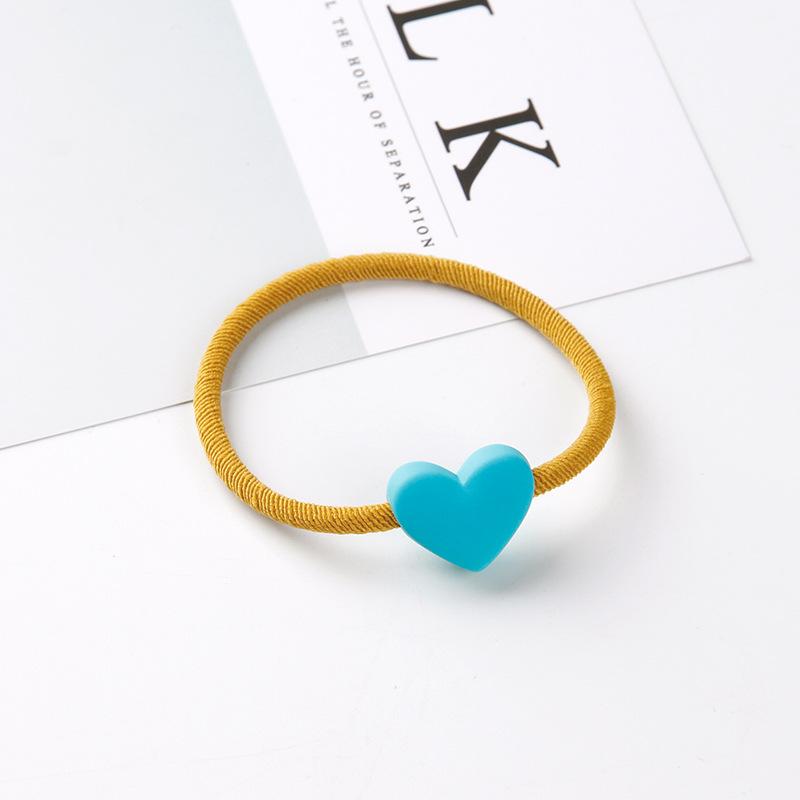 Высокоэластичные резинки для волос в форме сердца, медведя, круглой формы для женщин, резинка для волос, детские, детские, милые, конфетных цветов, ободки для волос, аксессуары для волос