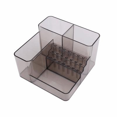 Acrylic Desktop Organizer Large Capacity Makeup Storage Organizer For Manicure Tools