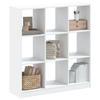 VidaXL Bookcase White 102x32x108 Cm Engineered Wood, Shelf, Bookshelf, Book Holder, Cabinet of 3307837
