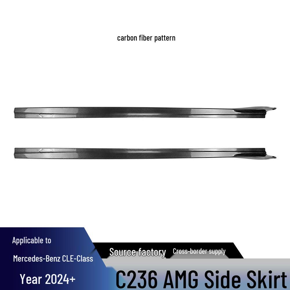 Mercedes-Benz C-Class Front Lip, Grille, Side Skirts, Rear Diffuser, Tailpipe Trim, Tail Wing Modifications