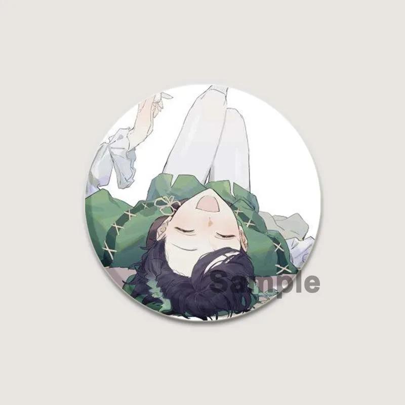 32/44/58 мм мультяшная фигурка Venti Jean HD принт брошь аниме значок Genshin Impact круглая витрина броши значки на лацкан ювелирные изделия подарочный аксессуар