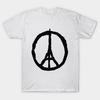 T Shirt Women Peace For Paris Harajuku Print Kawaii Tshirt Summer Short Sleeve Female T-Shirt Top Tee