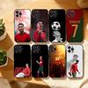 Чехол для телефона C-Cool C-Cristiano R-Ronaldo 7 для iPhone17 16 15 14 13 12 11 Pro Max Plus, 5G Мягкий черный чехол