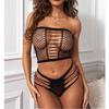 New Sexy Lingerie Woman Fishnet Bikinis Body Underwear Sexy Stockings Erotic Bodysuit Porn Costume Transparen Dress Mesh Sex Set