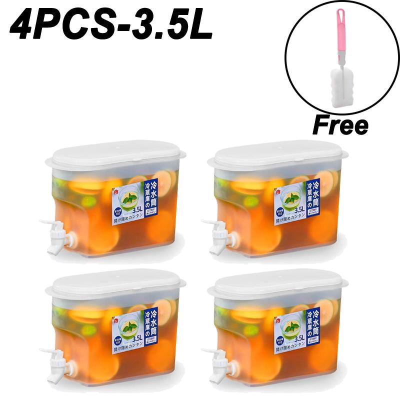 Кувшин для холодной воды большой емкости 3,5 л. Холодный чайник с краном в холодильнике. Диспенсер для напитков со льдом. Холодильник и кран.