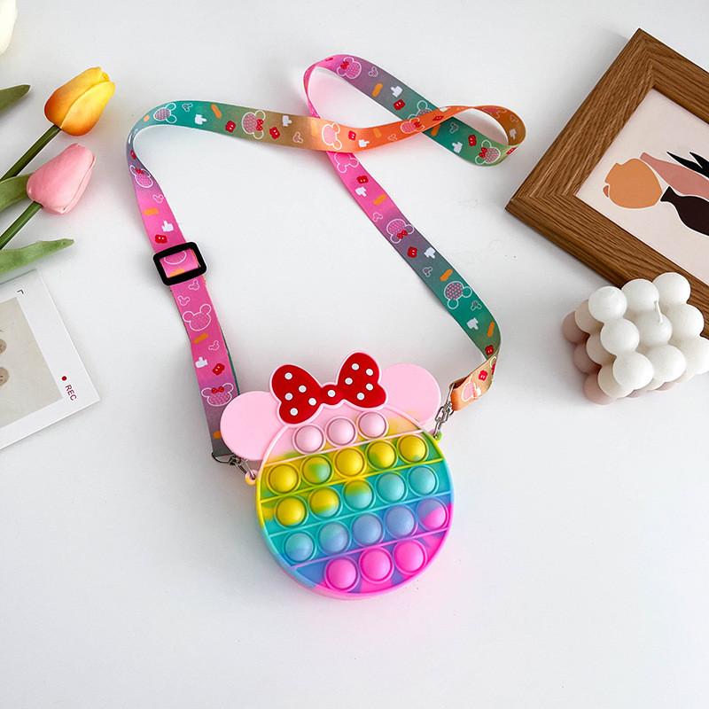 Cute Mini Silicone Sling Bag For Kids With Breathable Waterproof Features