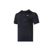 Мужские футболки Li Ning с круглым вырезом, умеренного прямого кроя, AUDQ041-1