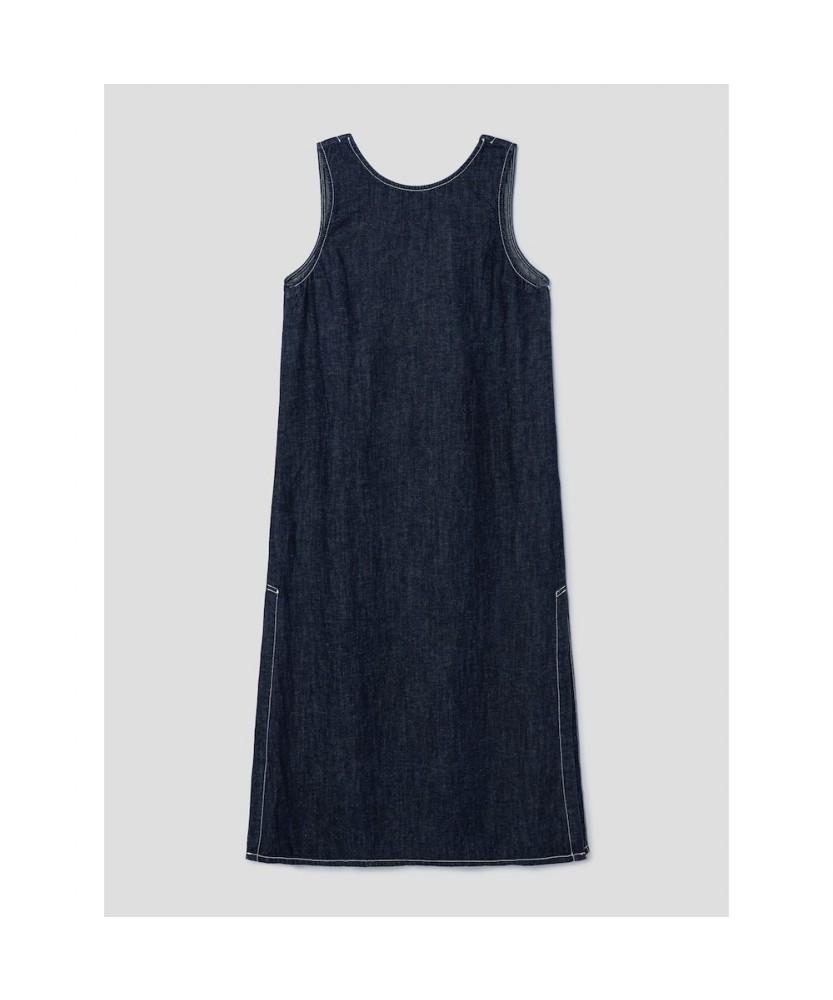 8SECONDS Denim Sleeveless Dress Navy