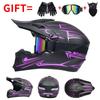 DOT Certified Full Face Off-Road Motorcycle Helmet Dirt Bike ATV Trail Riding Safety Gear