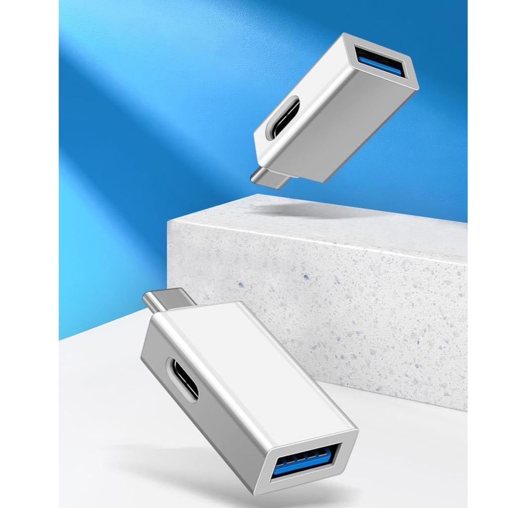 USB 3.0 To USB Type C Adapter with Charging Port USB C Male To USB 3.0 Female Converter Adapter for Phone Laptop Mouse