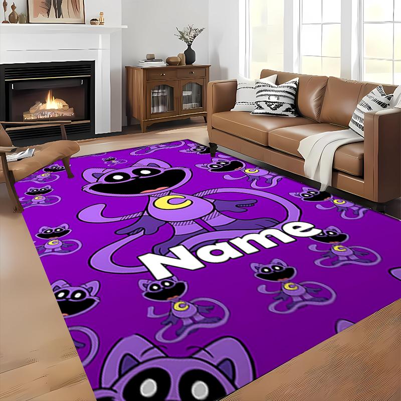 Custom personalization Smiling Critters Area Rug - Perfect For Kitchen, Bathroom,Laundry Room Decor Large Size Available,Gift All Seasons
