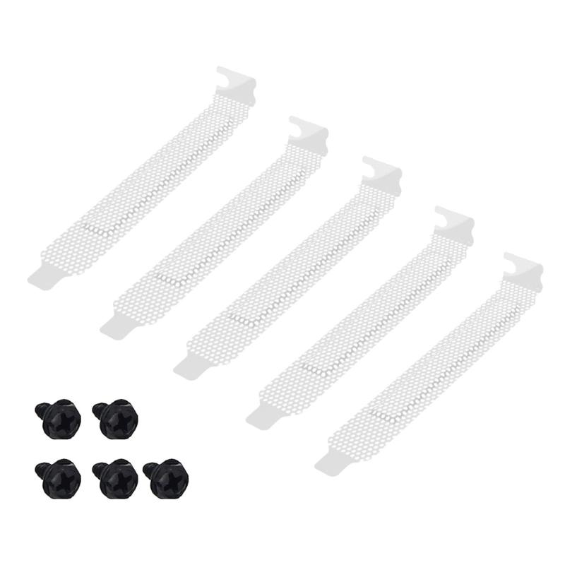 5 шт. 12 см Металлические заглушки для PCI-слотов Dust Plates для слотов расширения ПК Обеспечивают длительную защиту от пыли и износа