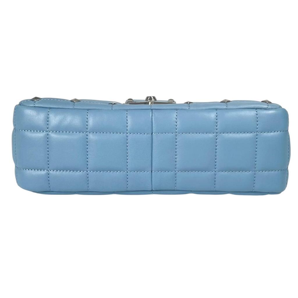 Michael Kors SOHO Shoulder Bag leather blue Women 30T1S1SL7Y Used