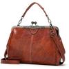 Guangzhou Women's 2024 Retro Fashion Handbags: Spanish Clip, Shoulder & Messenger Styles