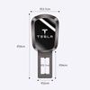 1Pcs For Tesla Highland Model 3 Y Cybertruck S X Coil Car Seat Belt Clip Extender Safety Seatbelt Lock Buckle Plug Accessories