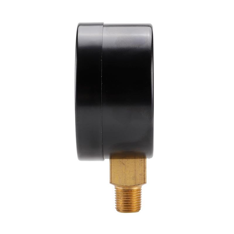 TS-Z52 0-200 PSI/0-14 Bar Range Gas Pressure Gauge Stainless Steel Dual Scale Multipurpose Oil Water Pressure Gauge