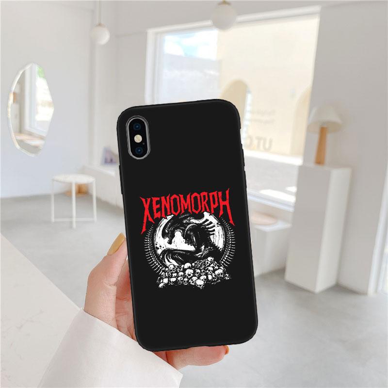 BF6 Чужой против Хищника Ксеноморф Мягкий чехол для телефона iPhone 16 15 14 13 12 Pro Max Plus Mini
