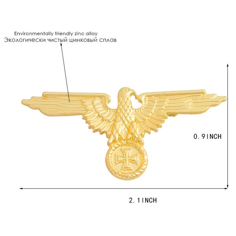 Орел военный крест животное воротник брошь значок корсаж брошь ювелирные изделия
