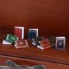 Ролевая игра Европейский стиль Ретро Винтаж Мини-книги Декор кукольного домика Миниатюрный блокнот