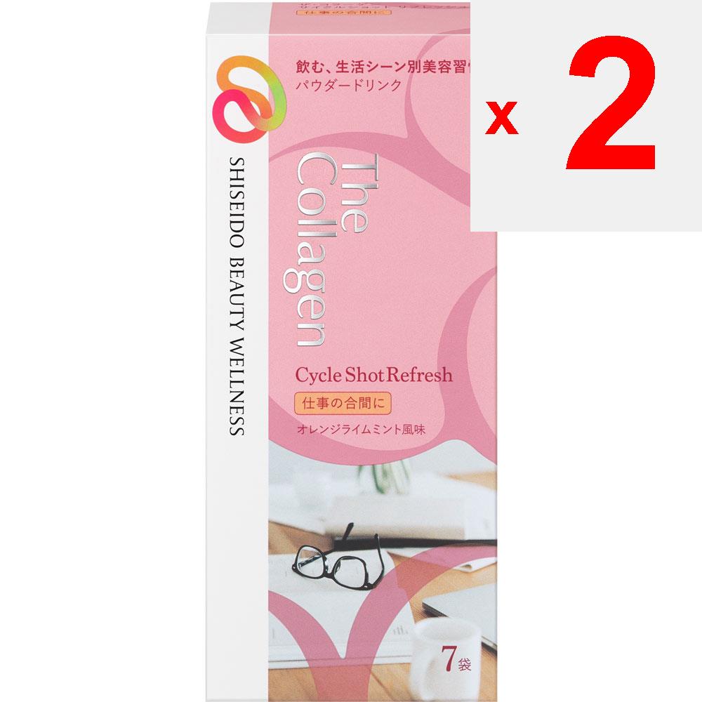 Shiseido The Collagen Cycle Shot Refresh 2 г x 7 коллаген для красивой кожи