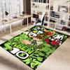 1pc Ben Alien Force Carpet for Playroom Bedroom Living Room Sofa Home Decor,kids Game Area Rug Non-slip Floor Mat Y73022