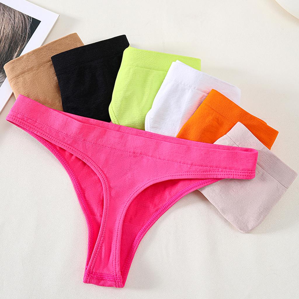 Сексуальные женские трусики с низкой талией, трусики-стринги с низкой талией, бесшовное женское нижнее белье с Т-образной спинкой #JS001