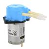 DC12V Blue Micro Water Liquid Peristaltic Pump For Aquarium Lab Analytical 2*4mm
