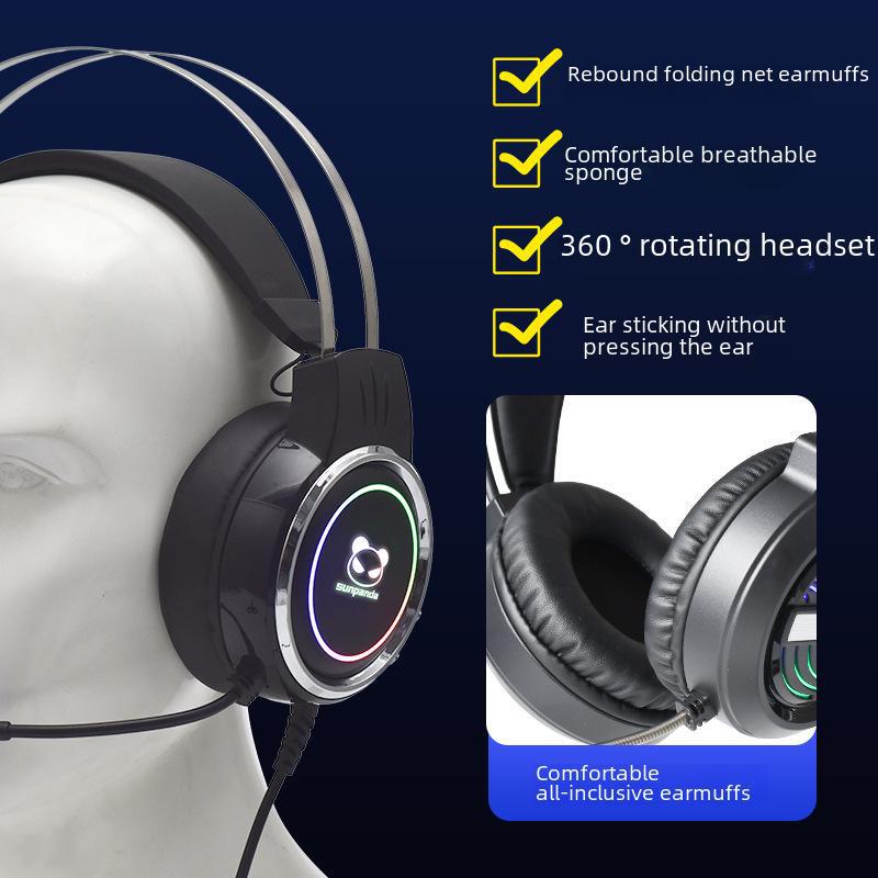 Проводная игровая гарнитура X9 с микрофоном и активным шумоподавлением