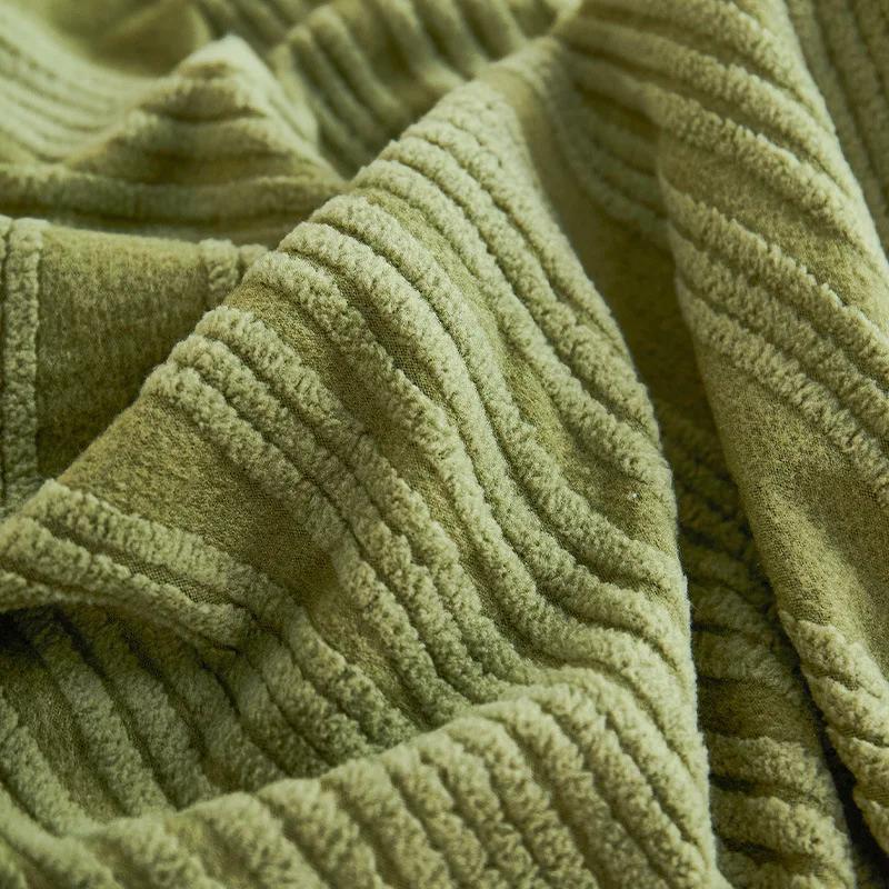 Jacquard Fleece Stretch Sofa Cover All Four Seasons Universal Lazy Integrated Anti-cat Scratch Sofa Cushion Sofa Cover