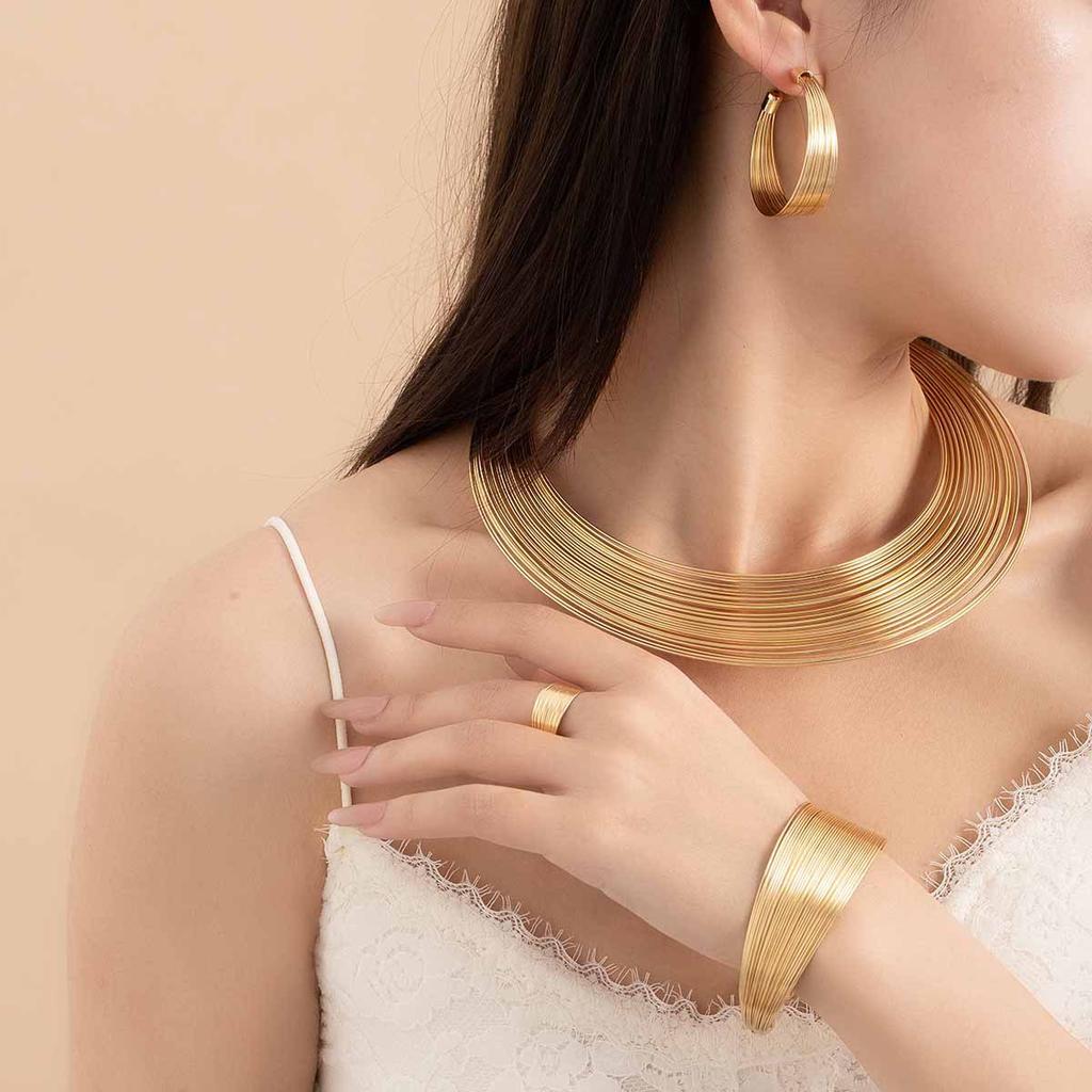 Классический ретро этнический многослойный комплект украшений в виде ожерелья Винтажный этнический традиционный комплект украшений