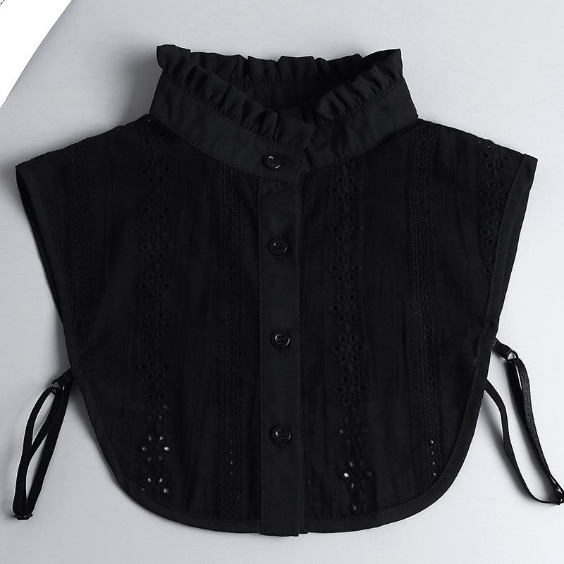 Faux False Fake Collar Detachable Dickey White Blouse Half Shirts for Women Girl