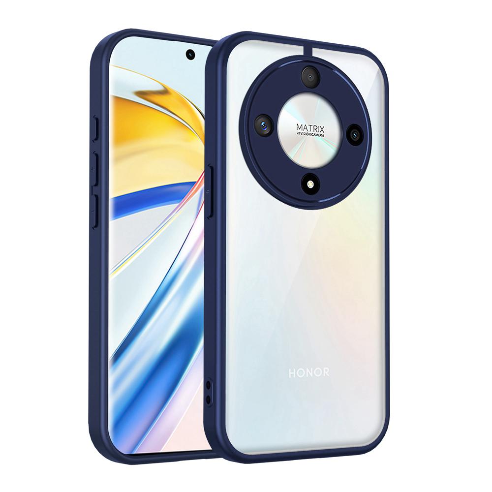 KEYSION Прозрачный чехол для телефона HONOR X9d 5G Мягкий силикон+ПК Прозрачная противоударная задняя крышка для телефона для Huawei Magic 8 Lite 5G