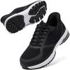 MERPHINE Air Sneakers Easy On and Running Black Air 3E Everyday Wear [Standing Sneakers] Hands-Free Wear, Off, Men's Shoes, Lightweight, Mesh,